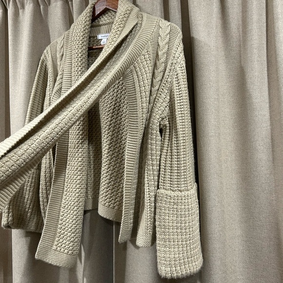 Dress Barn Taupe Knit Cardigan - Picture 4 of 4